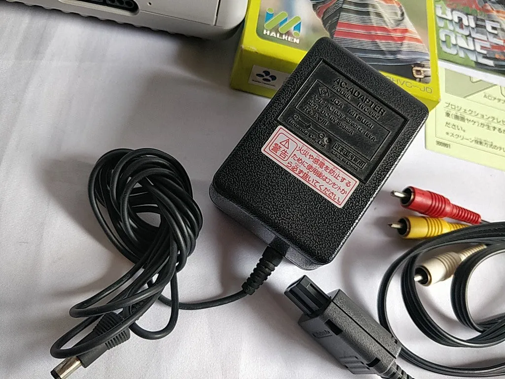 Nintendo Super Famicom Jr. (SNES) Console,Pad,AV cable,Games set/tested-d0608-