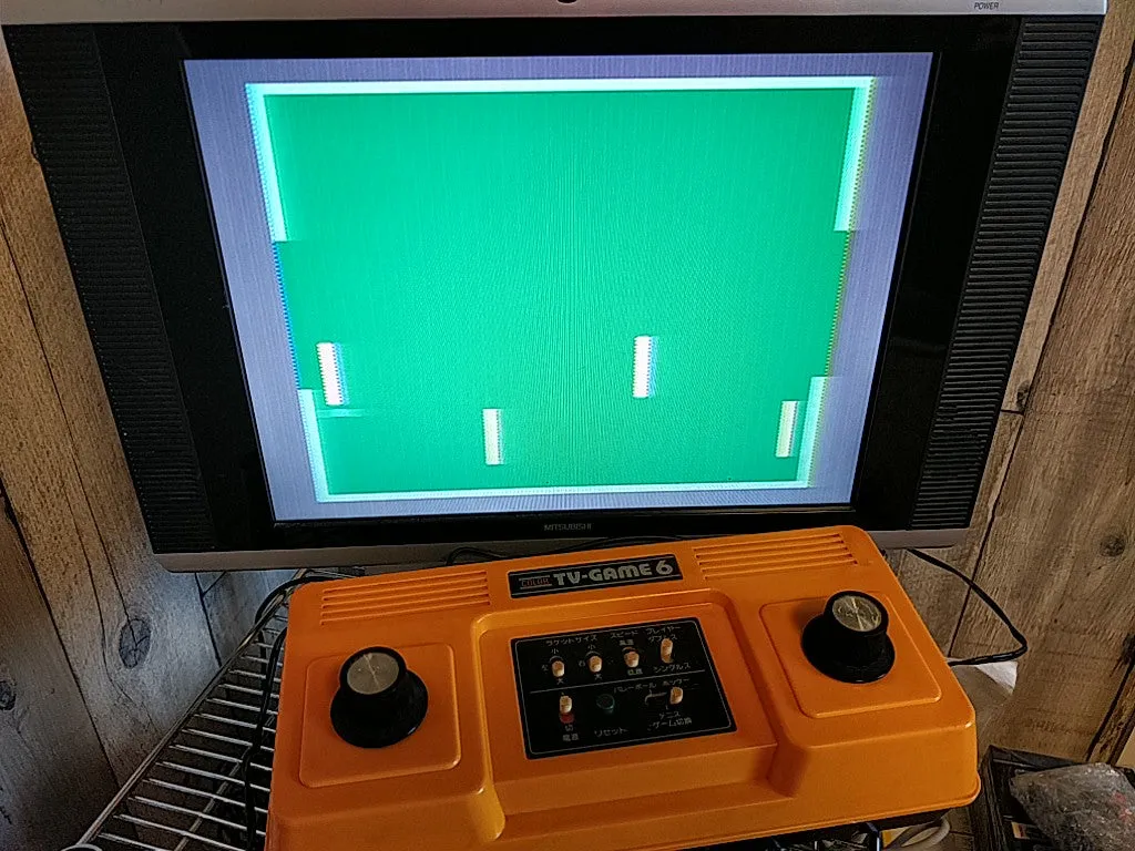 Nintendo TV GAME 6 (CTG-6V) Console and RF switch set Tested-c0929-