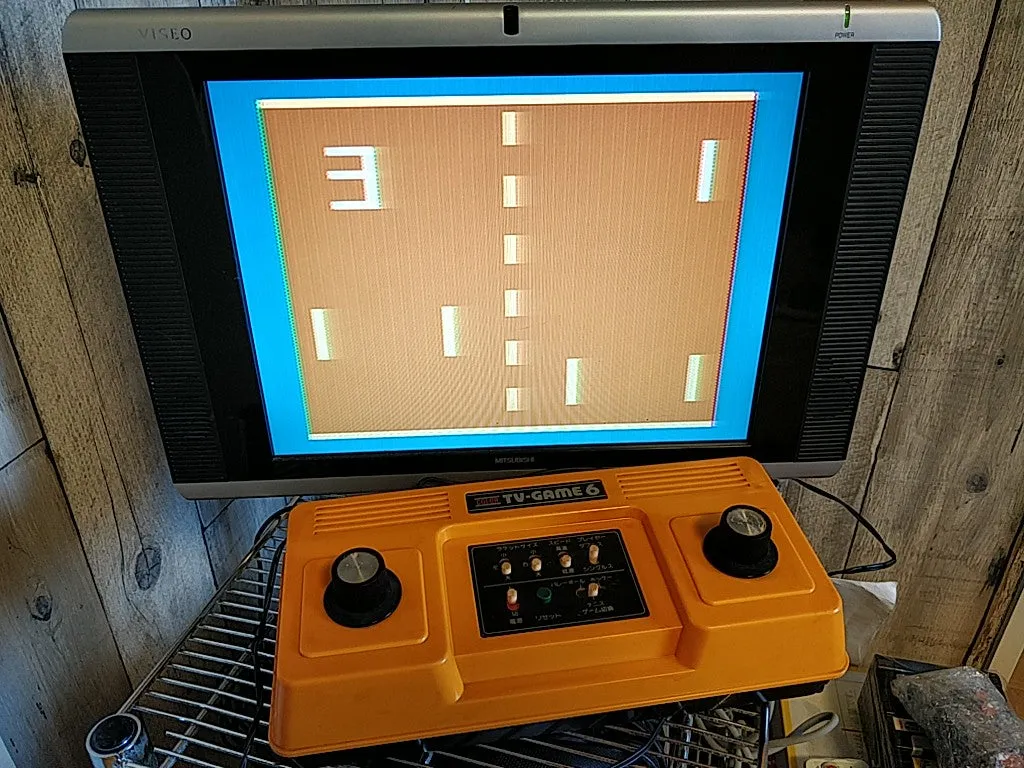 Nintendo TV GAME 6 (CTG-6V) Console and RF switch set Tested-c0929-