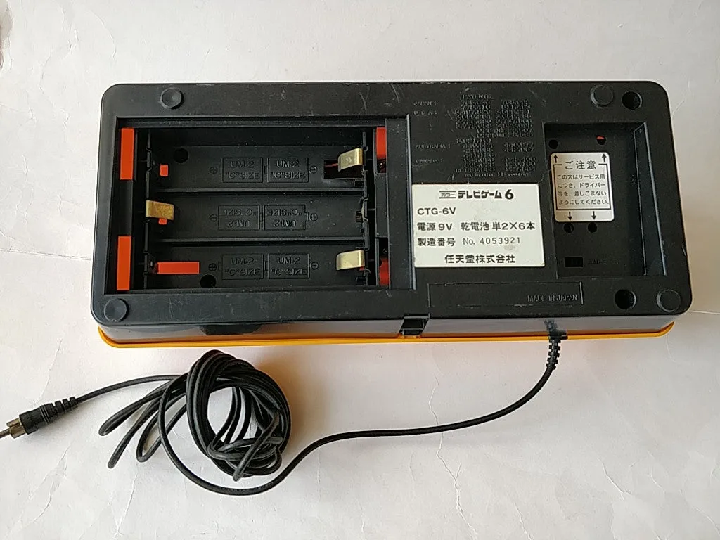 Nintendo TV GAME 6 (CTG-6V) Console and RF switch set Tested-c0929-