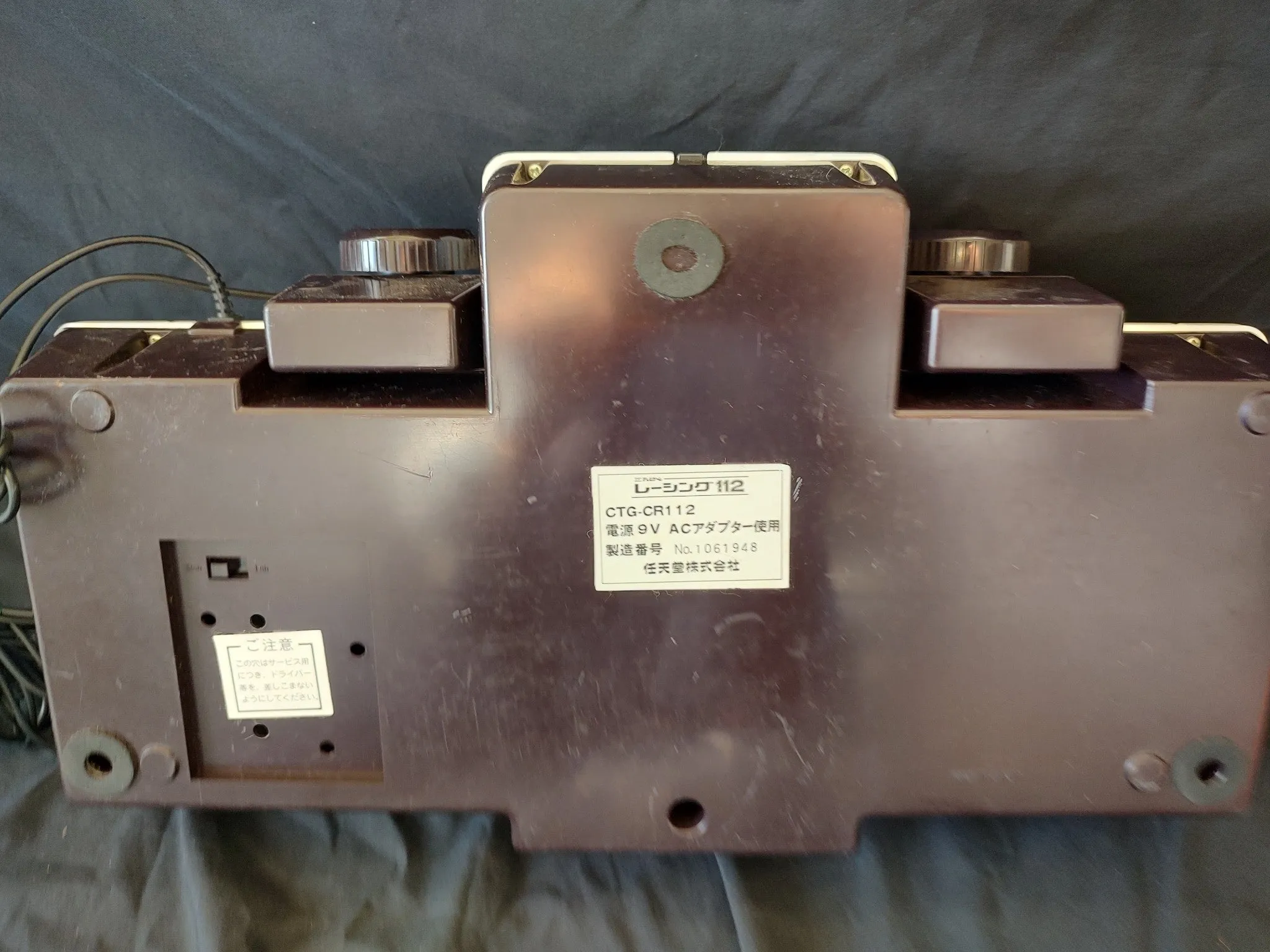 No handle Nintendo Color TV Game Racing 112 (CTG-CR112) Console, Working-g0318-4