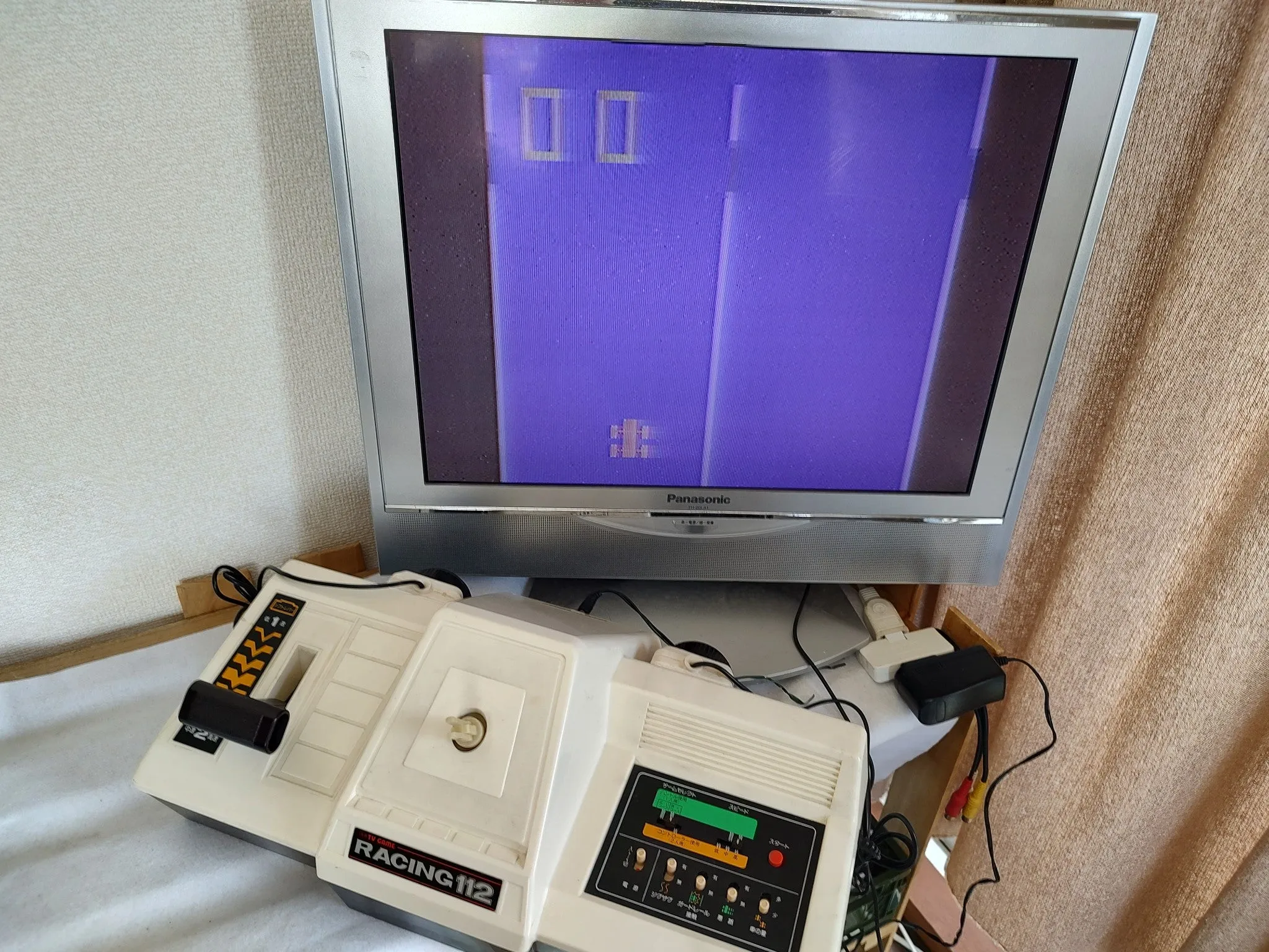 No handle Nintendo Color TV Game Racing 112 (CTG-CR112) Console, Working-g0318-4