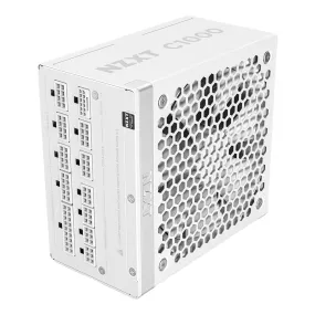 NZXT PA-0G2BW-US C1000 Gold ATX 3.1 1000 Watt 80 PLUS Gold Fully Modular PSU - White