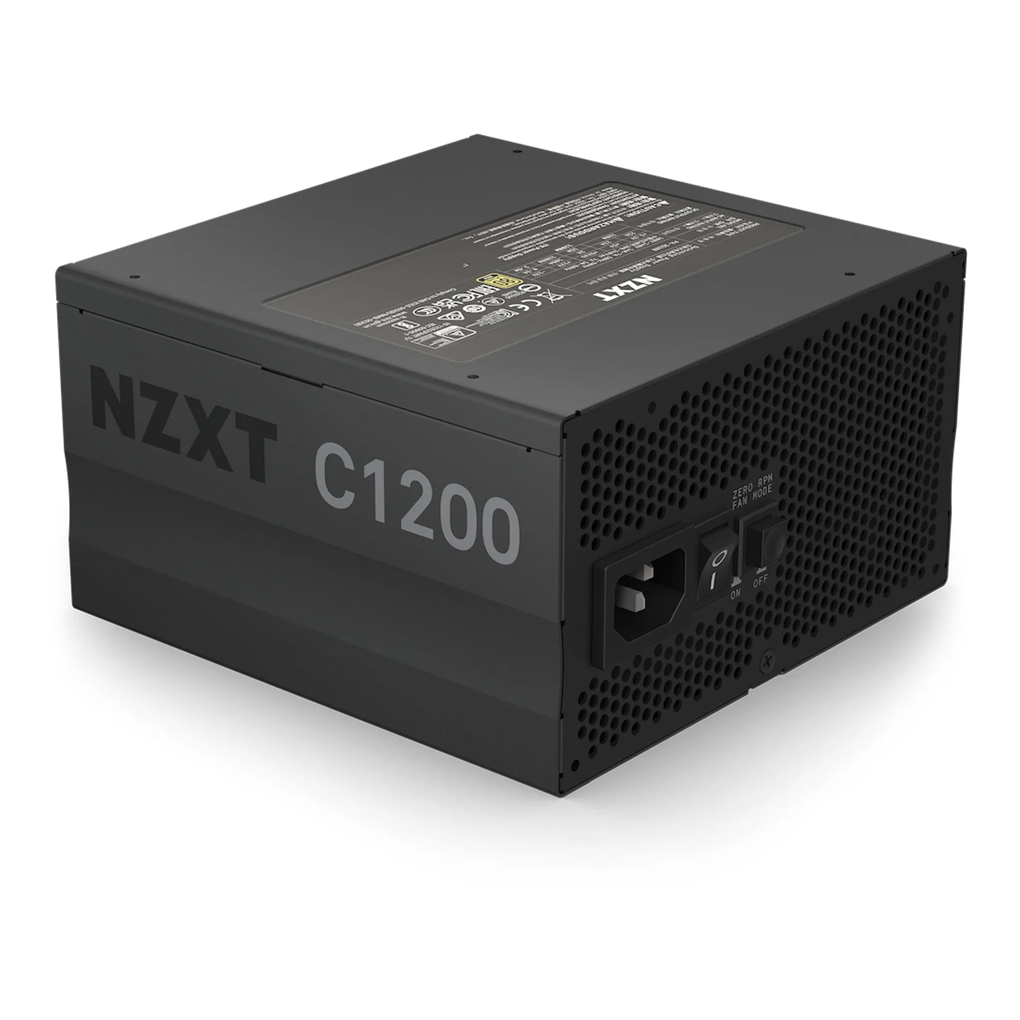 NZXT PA-2G1BB-US 1200W 80Plus Gold Fully-Modular ATX 3.0 C1200 Power Supply