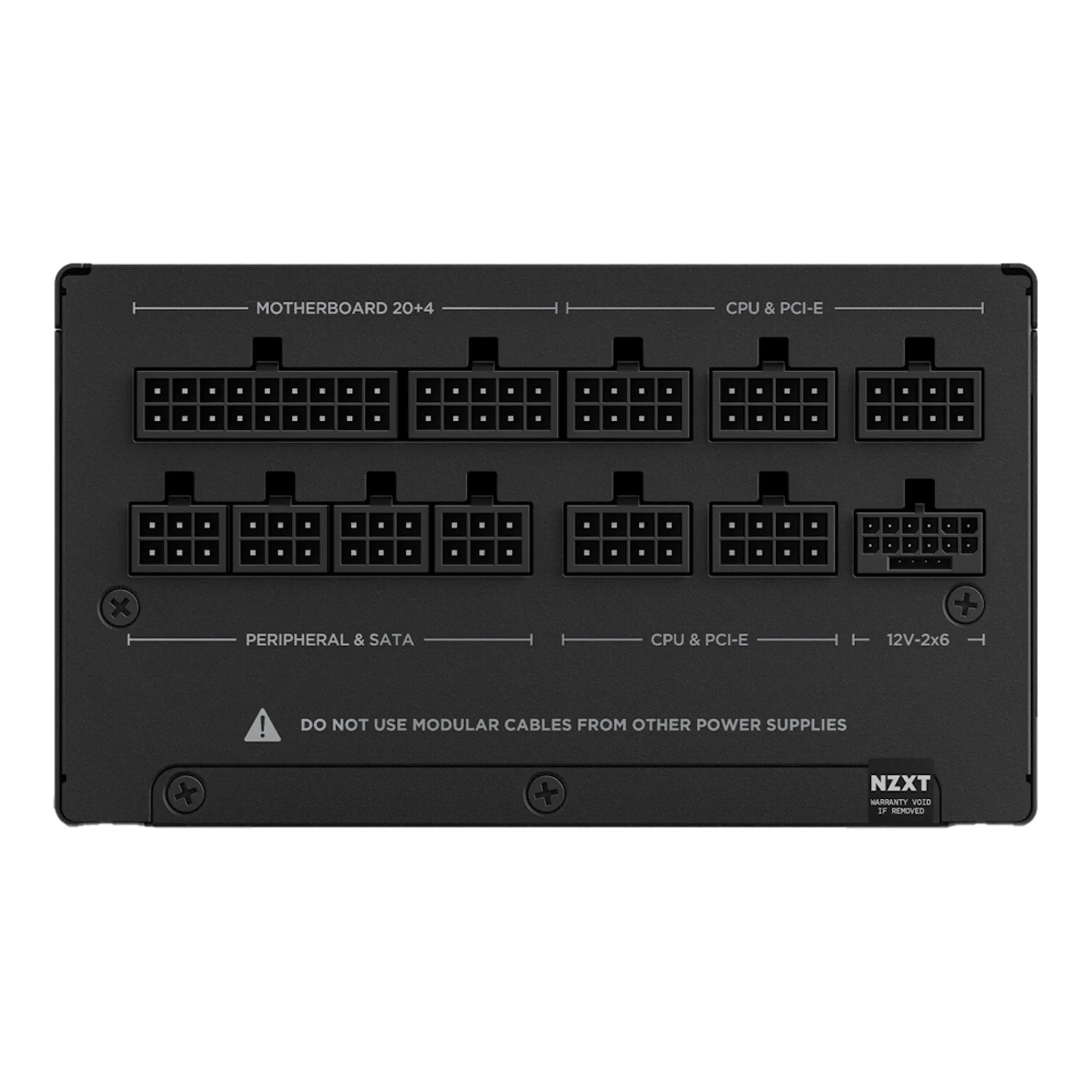 NZXT PA-2G2BB-US C1200 Gold ATX 3.1 1200 Watt 80 PLUS Gold Fully Modular PSU - Black