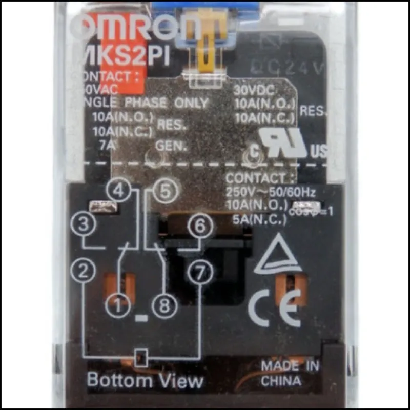 OMRON MKS2PI 30VDC 30 Volt DC Power Relay MKS2PI-DC30