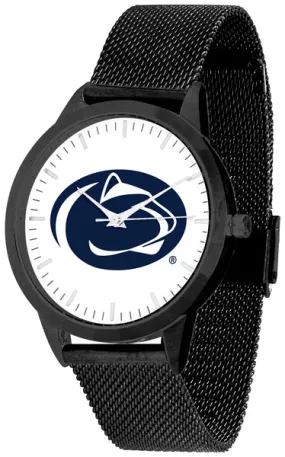 Penn State Statement Mesh Band Unisex Watch - Black