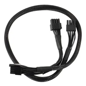 Pi ® (PiPlus®) 8 Pin Male to Dual 8 Pin (6 2) Male PCI Express Power Adapter Cable for EVGA PSU