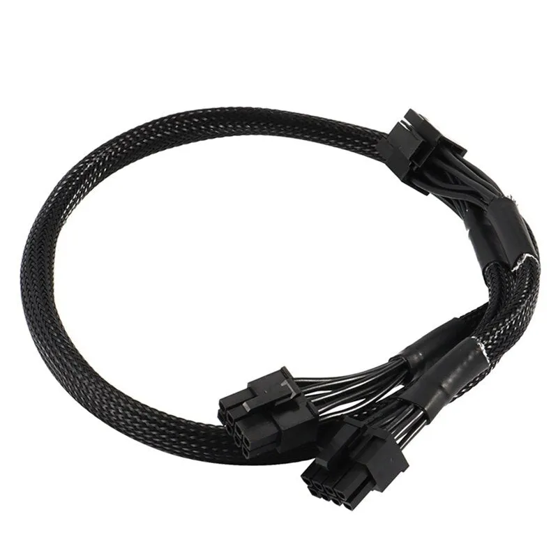 Pi ® (PiPlus®) 8 Pin Male to Dual 8 Pin (6 2) Male PCI Express Power Adapter Cable for EVGA PSU