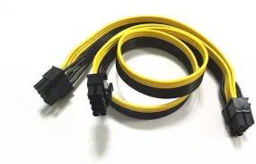 Pi ® (PiPlus®) 8 Pin Male to dual 8Pin (6 2) Pin Male PCIe Power Cable for Cooler Master PSU