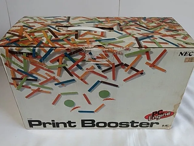 Print Booster system PI-AD3 for NEC PC Engine Turbografx-16 ,manual,Boxed set-A-