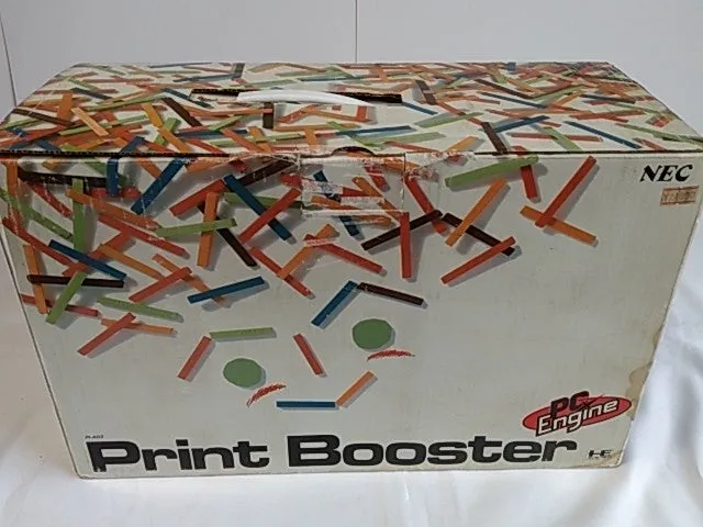 Print Booster system PI-AD3 for NEC PC Engine Turbografx-16 ,manual,Boxed set-A-