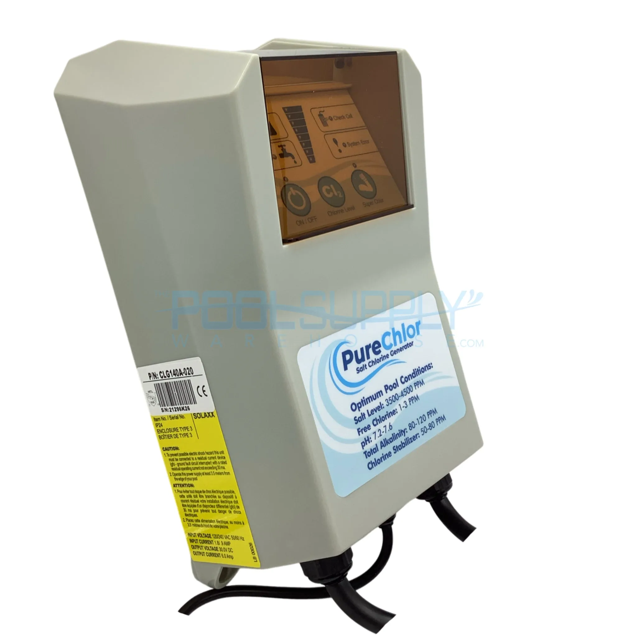 PureChlor 40K Power Supply - CLG140A-020