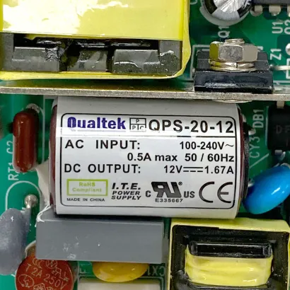 Qualtek AC/DC Converter 12V 20W PS QPS-20-12