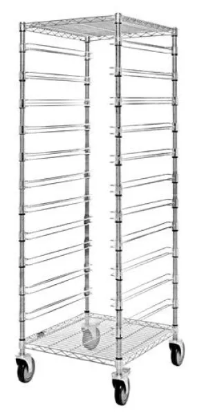 Quantum BC212469M11 Bin Cart with 11 Rails, 24" x 21" x 69"