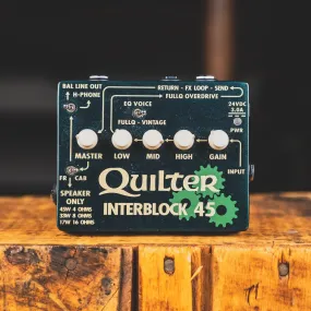 Quilter Interblock 45 Mini Amplifier Pedal With PSU - Used