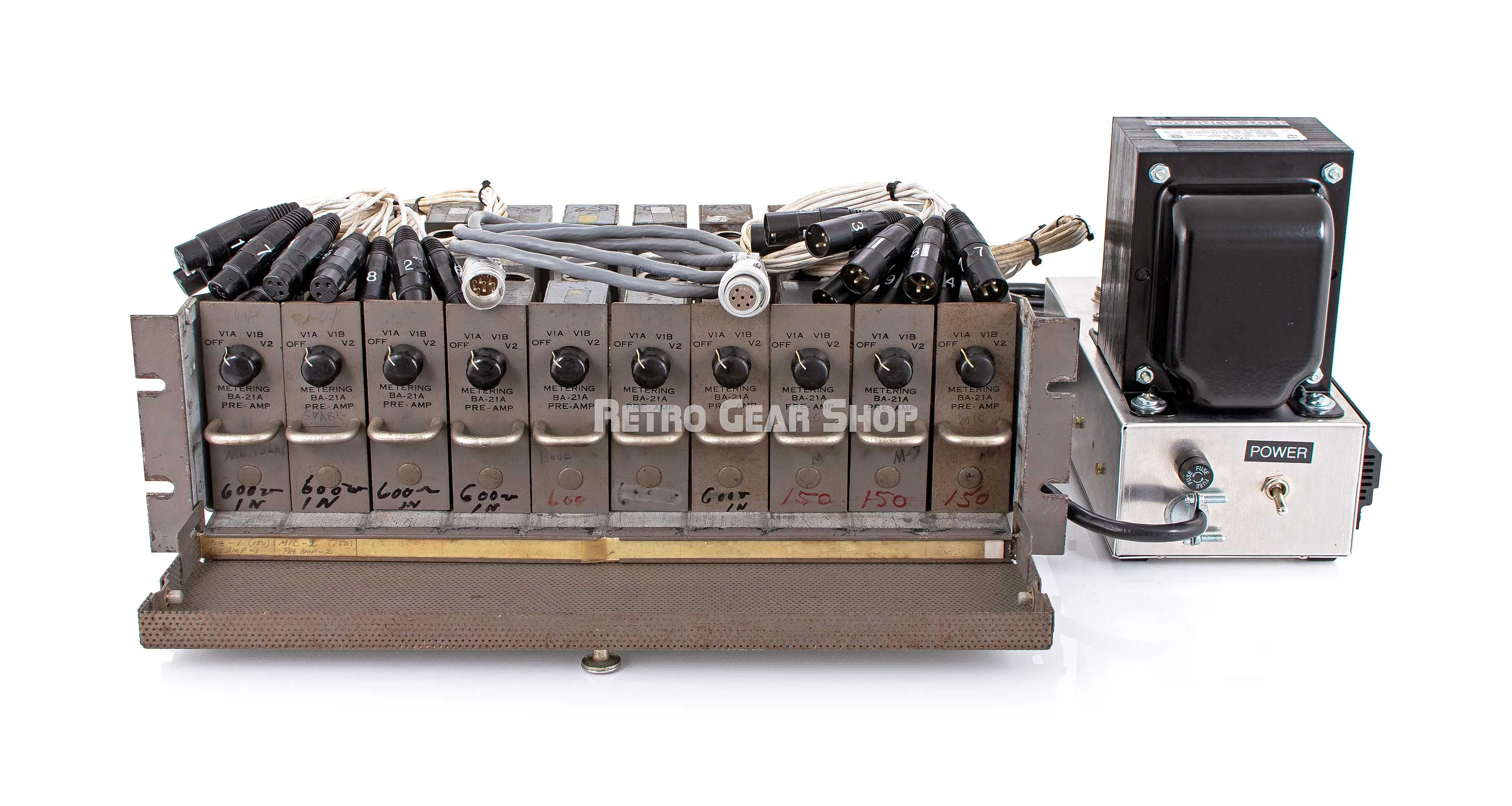 RCA BA-21A Modules Racked   Custom PSU
