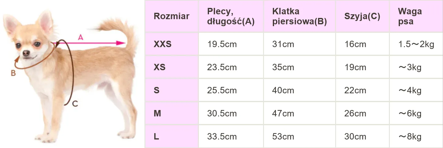 Różowa bluza welurowa dla psa
