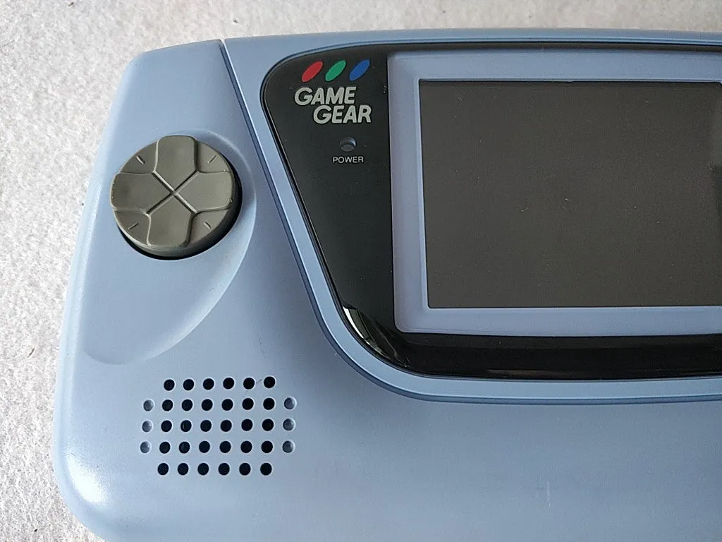 SEGA GAME GEAR Handheld Blue color Console Ninku limited ,Manual,Boxed set-c0803