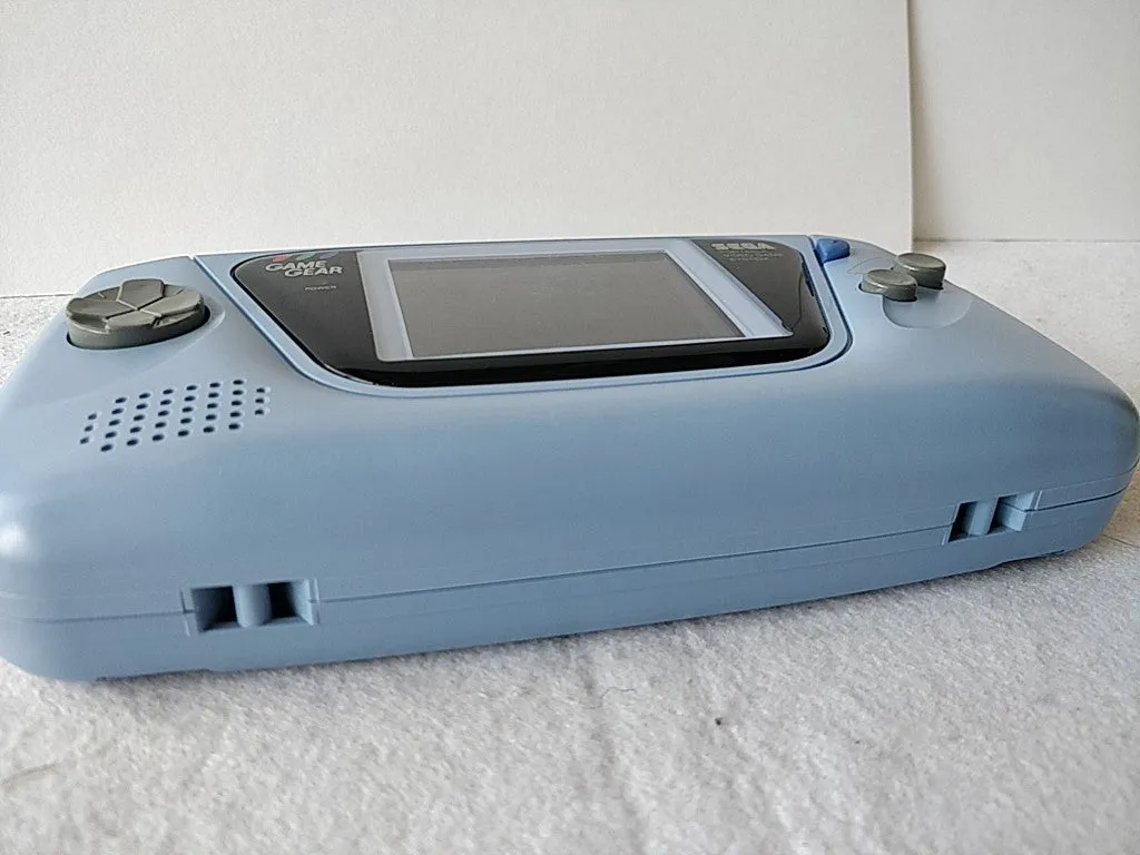 SEGA GAME GEAR Handheld Blue color Console Ninku limited ,Manual,Boxed set-c0803