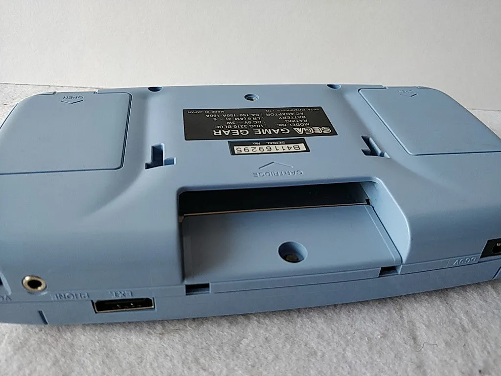 SEGA GAME GEAR Handheld Blue color Console Ninku limited ,Manual,Boxed set-c0803