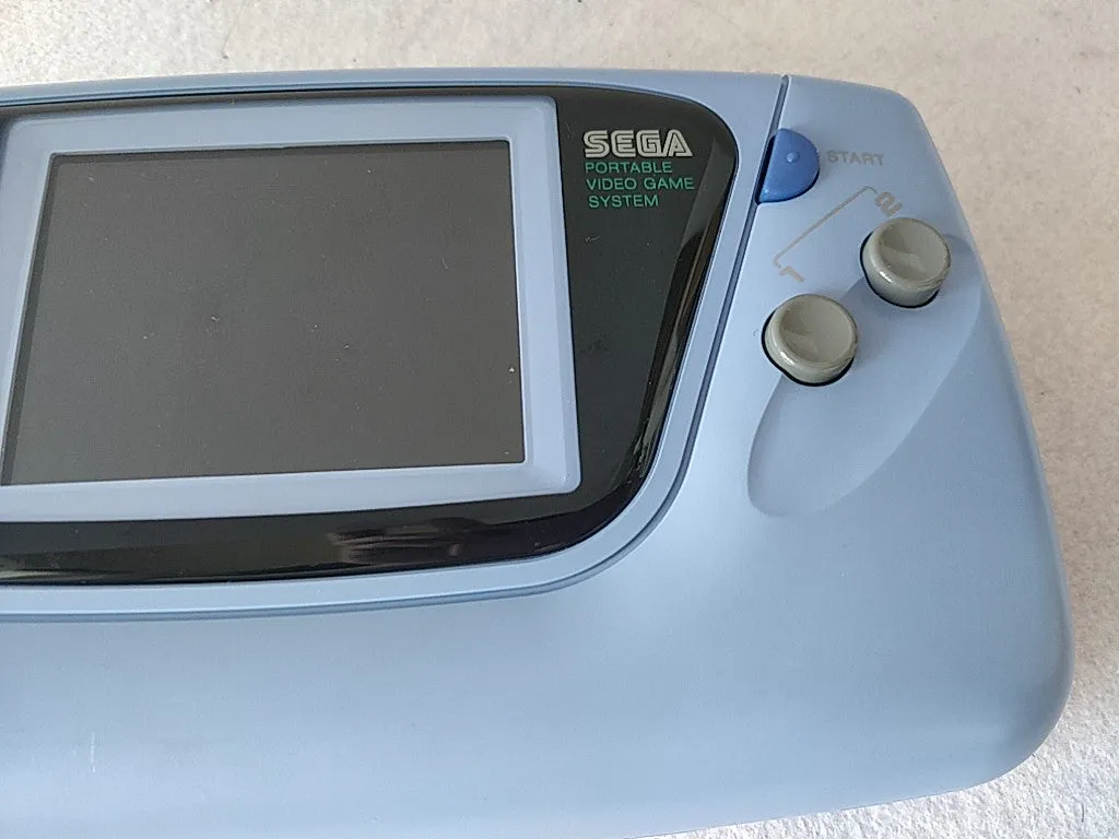SEGA GAME GEAR Handheld Blue color Console Ninku limited ,Manual,Boxed set-c0803