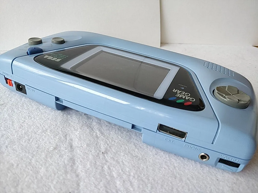 SEGA GAME GEAR Handheld Blue color Console Ninku limited ,Manual,Boxed set-c0803