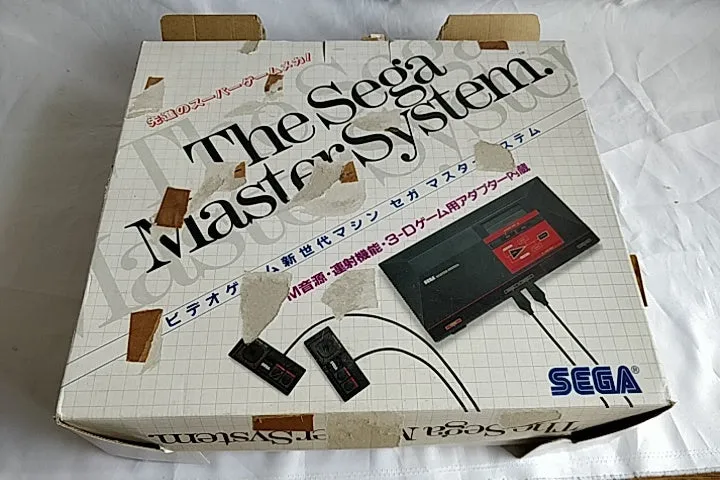 SEGA Master System Console MK-2000,Two Pads,PSU,Boxed set tested-a1126-