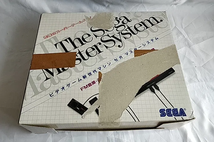 SEGA Master System Console MK-2000,Two Pads,PSU,Boxed set tested-a1126-