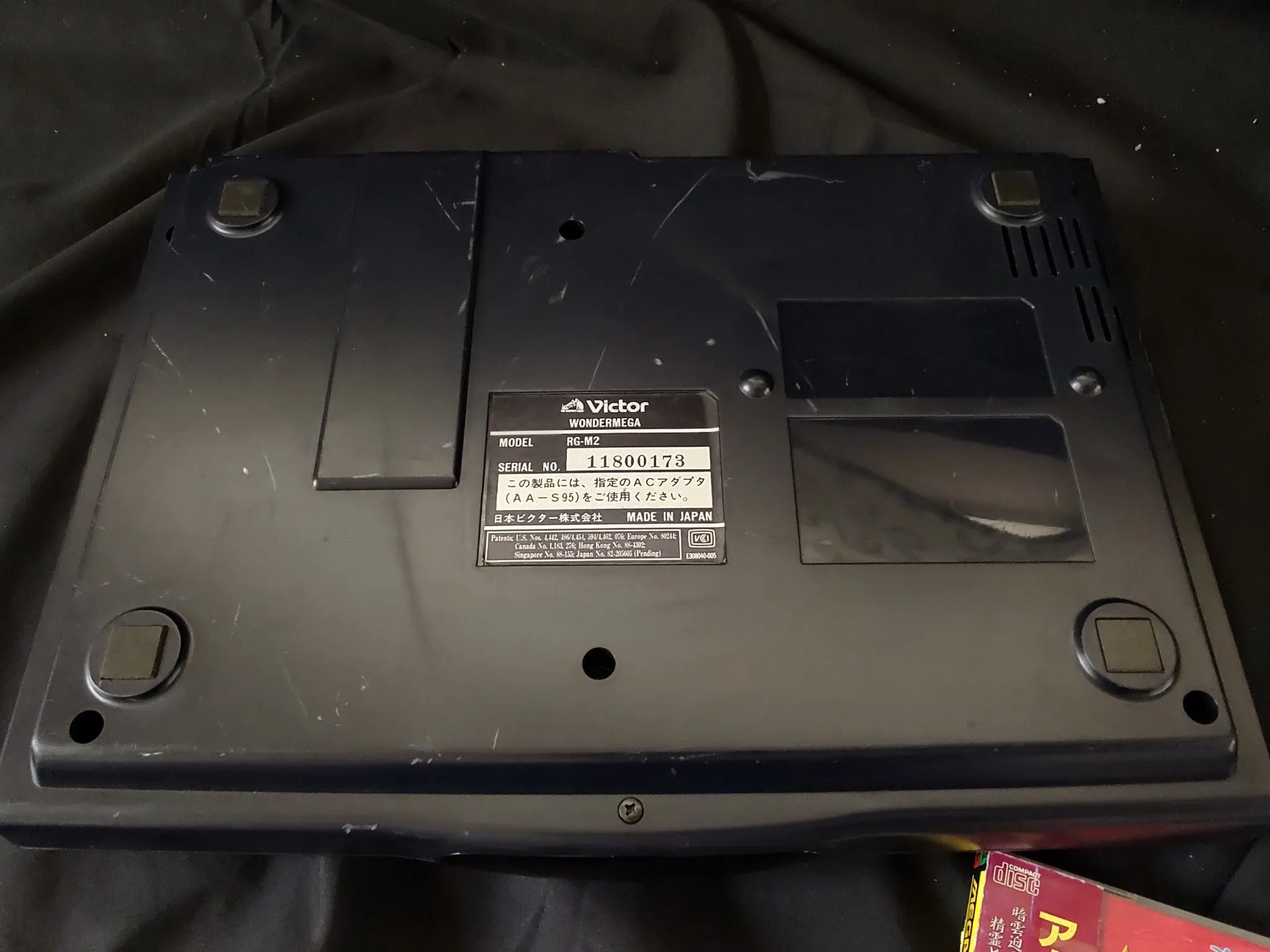 SEGA Victor Wonder MEGA RG-M2 Console,Pad,PSU and Games set tested MEGA CD-b529-
