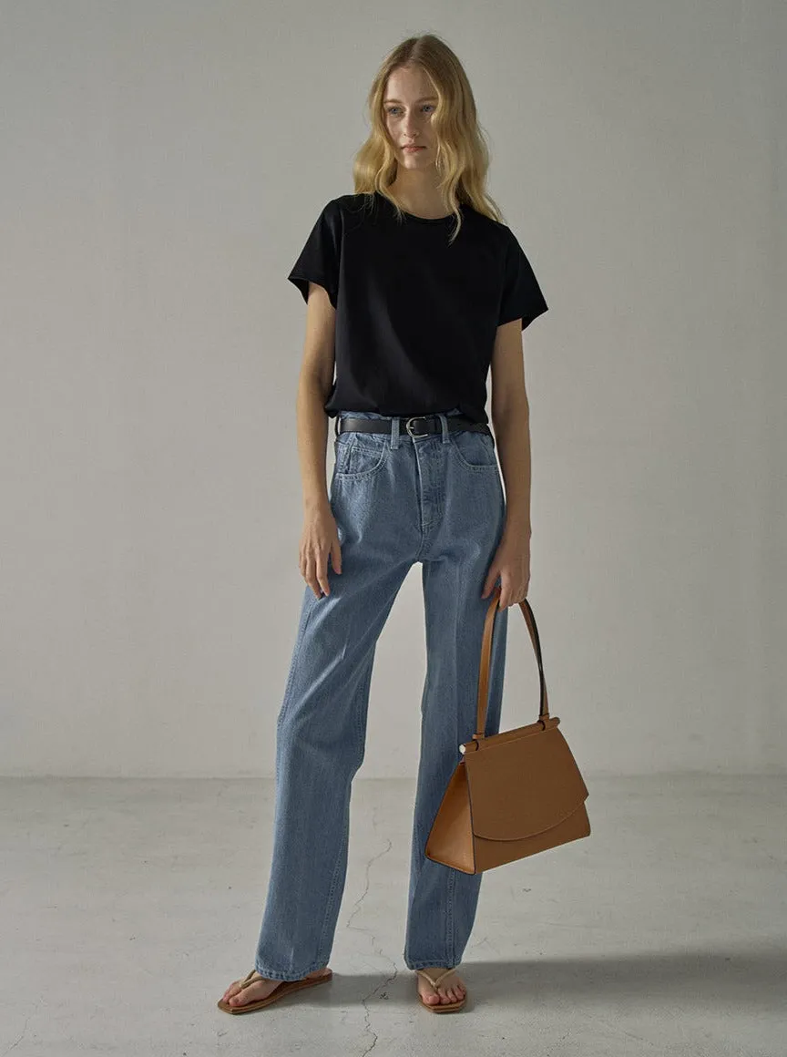 Silket Cotton T-Shirt - Black