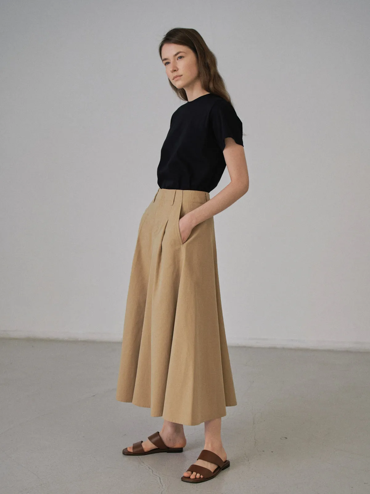 Silket Cotton T-Shirt - Black