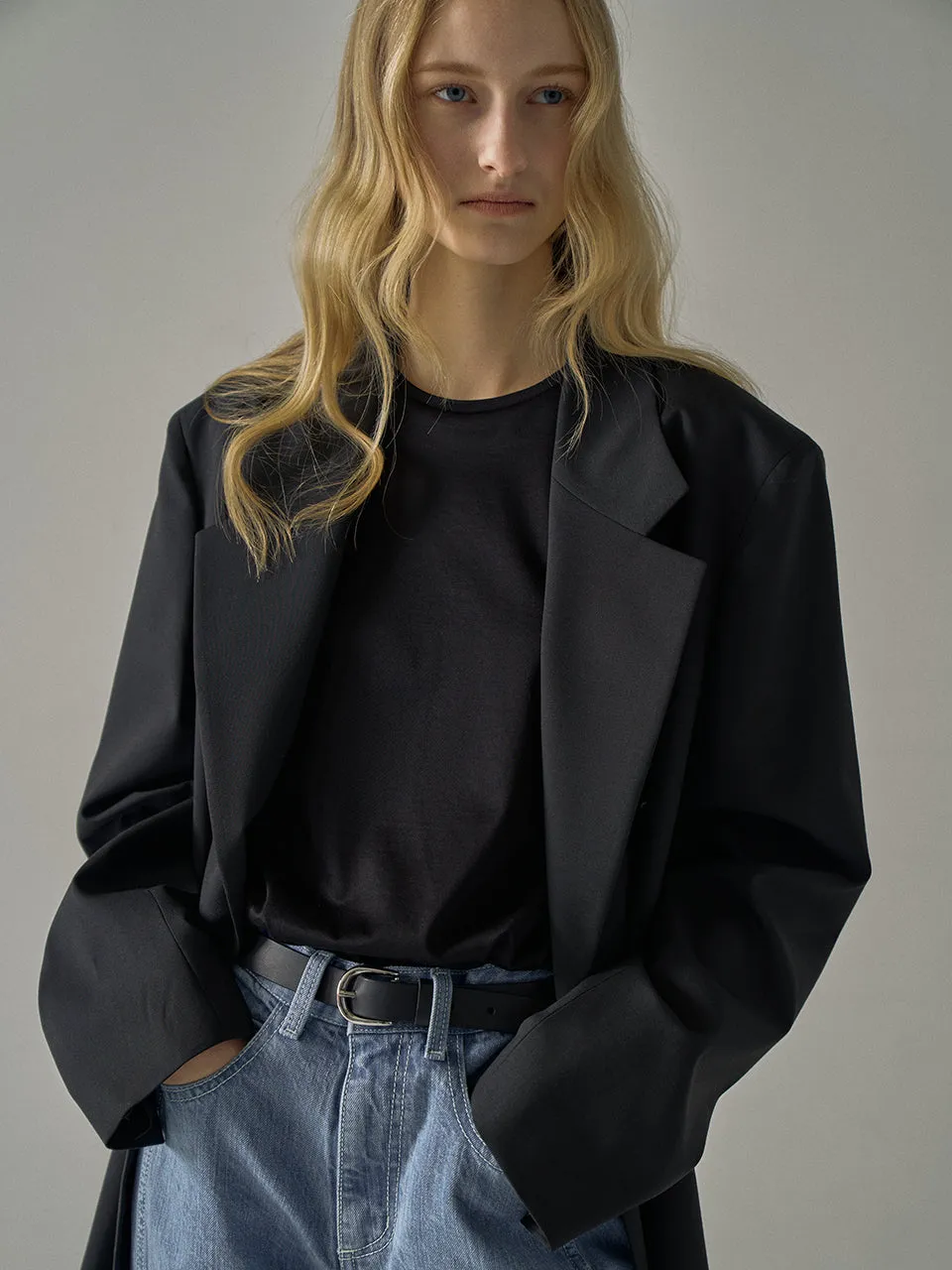 Silket Cotton T-Shirt - Black