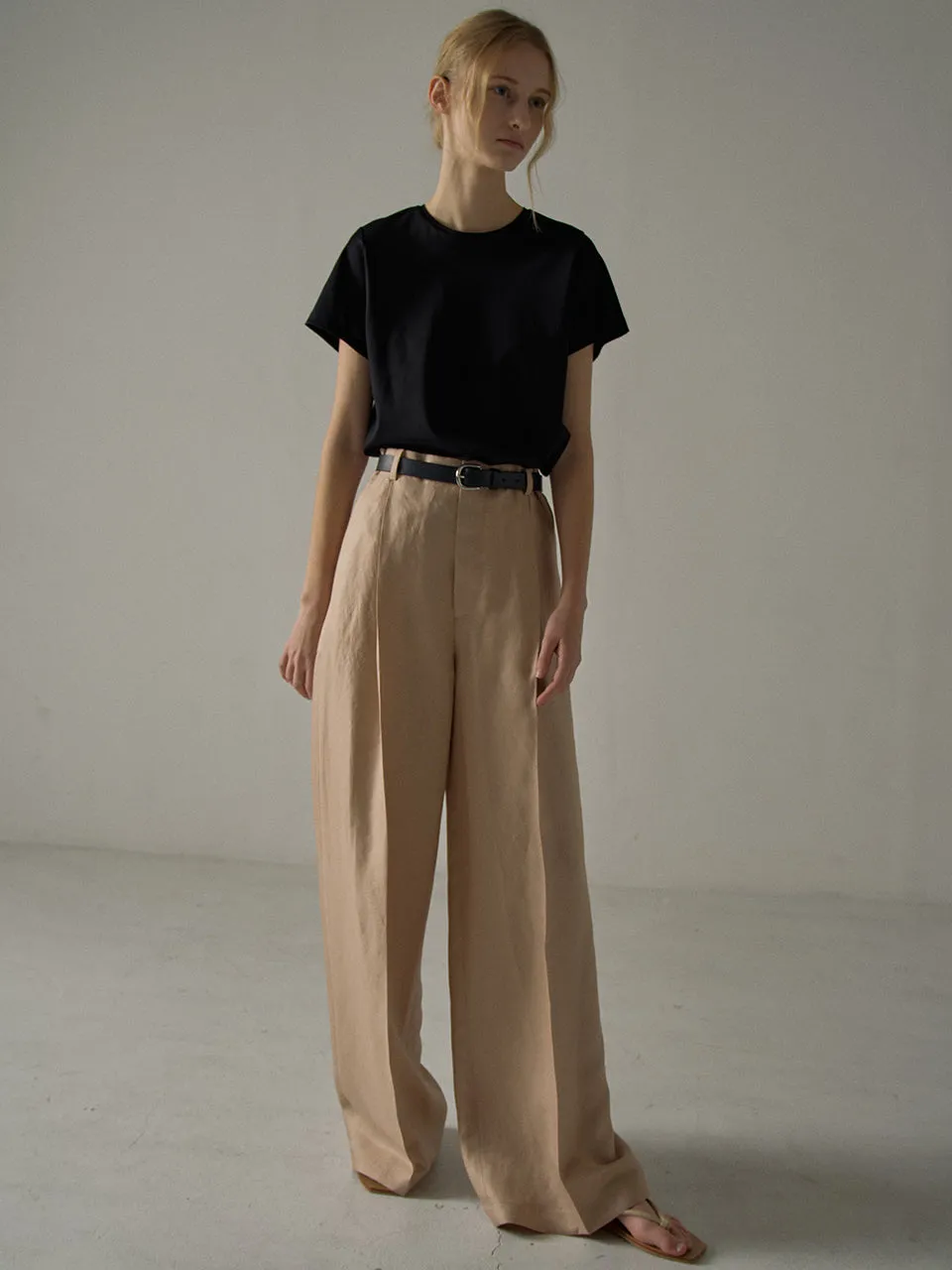 Silket Cotton T-Shirt - Black