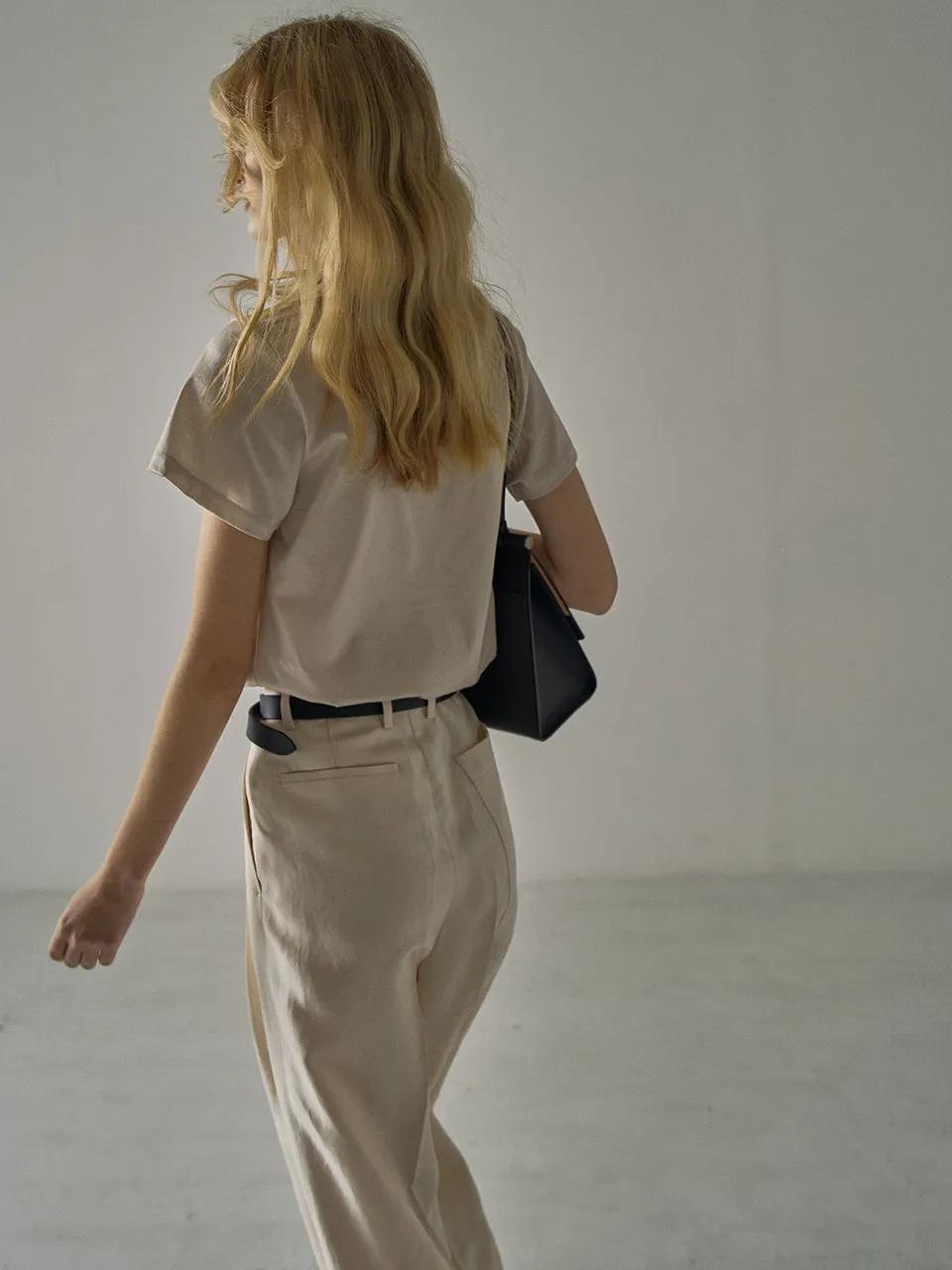 Silket Cotton T-Shirt - Cream