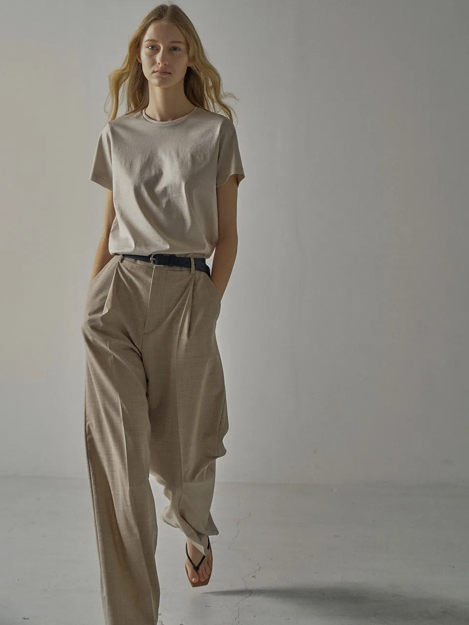 Silket Cotton T-Shirt - Cream