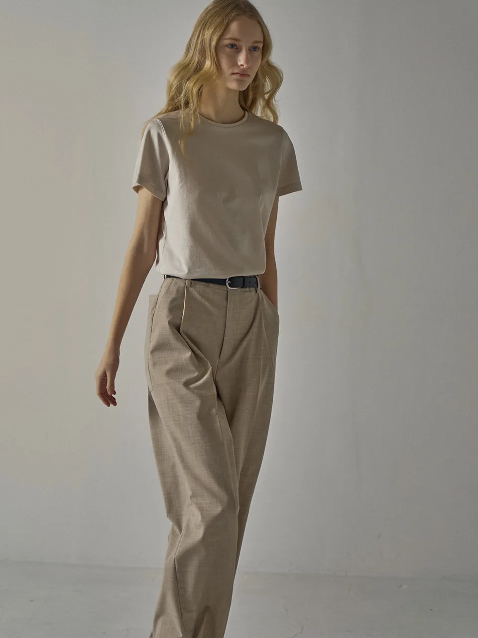 Silket Cotton T-Shirt - Cream