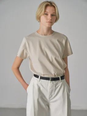 Silket Cotton T-Shirt - Cream