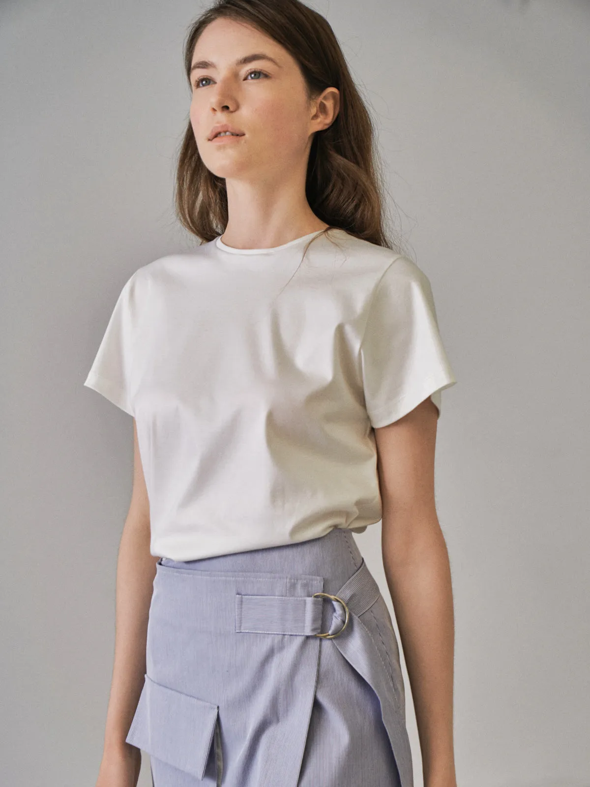 Silket Cotton T-Shirt - Off White