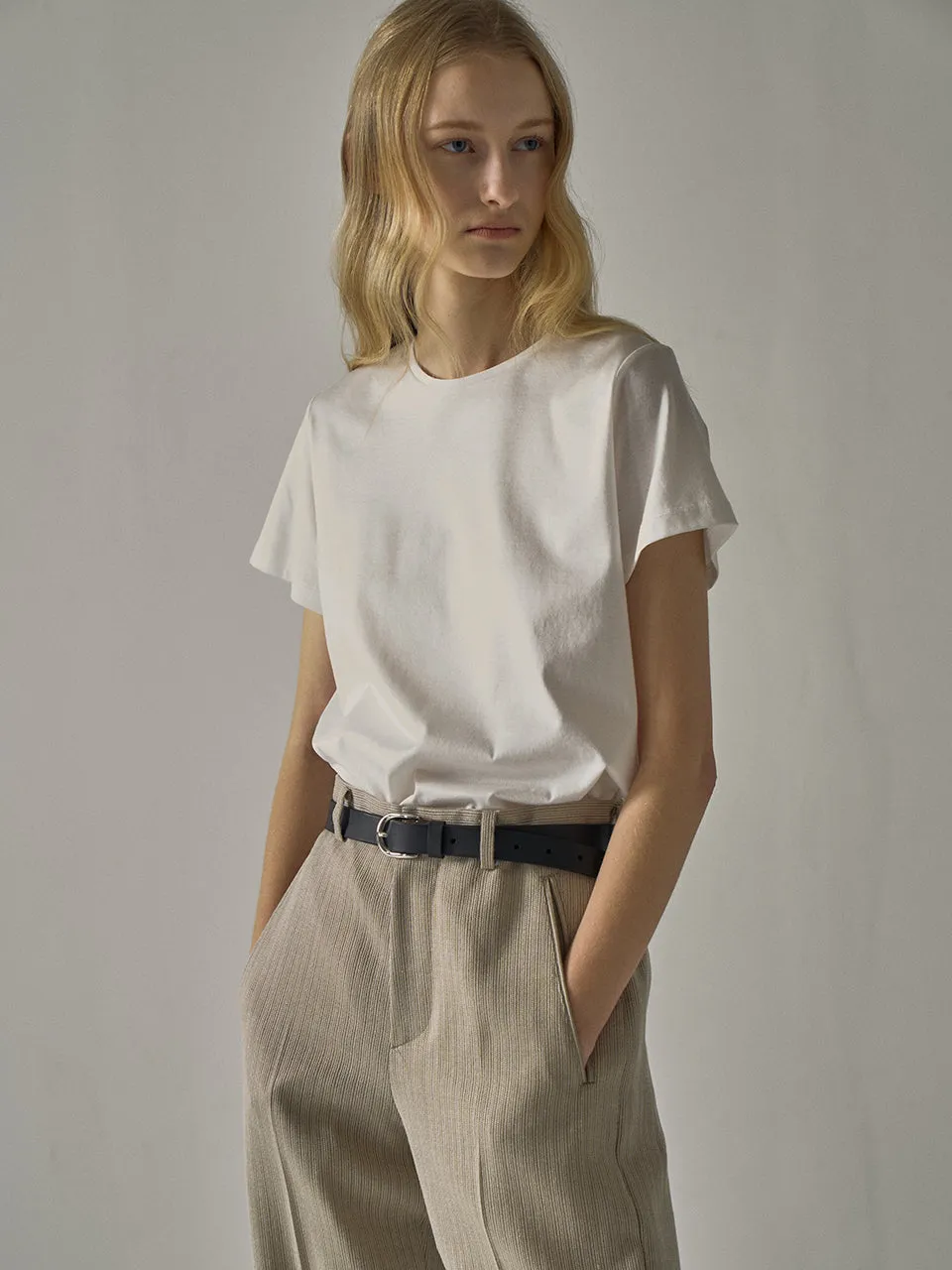 Silket Cotton T-Shirt - Off White