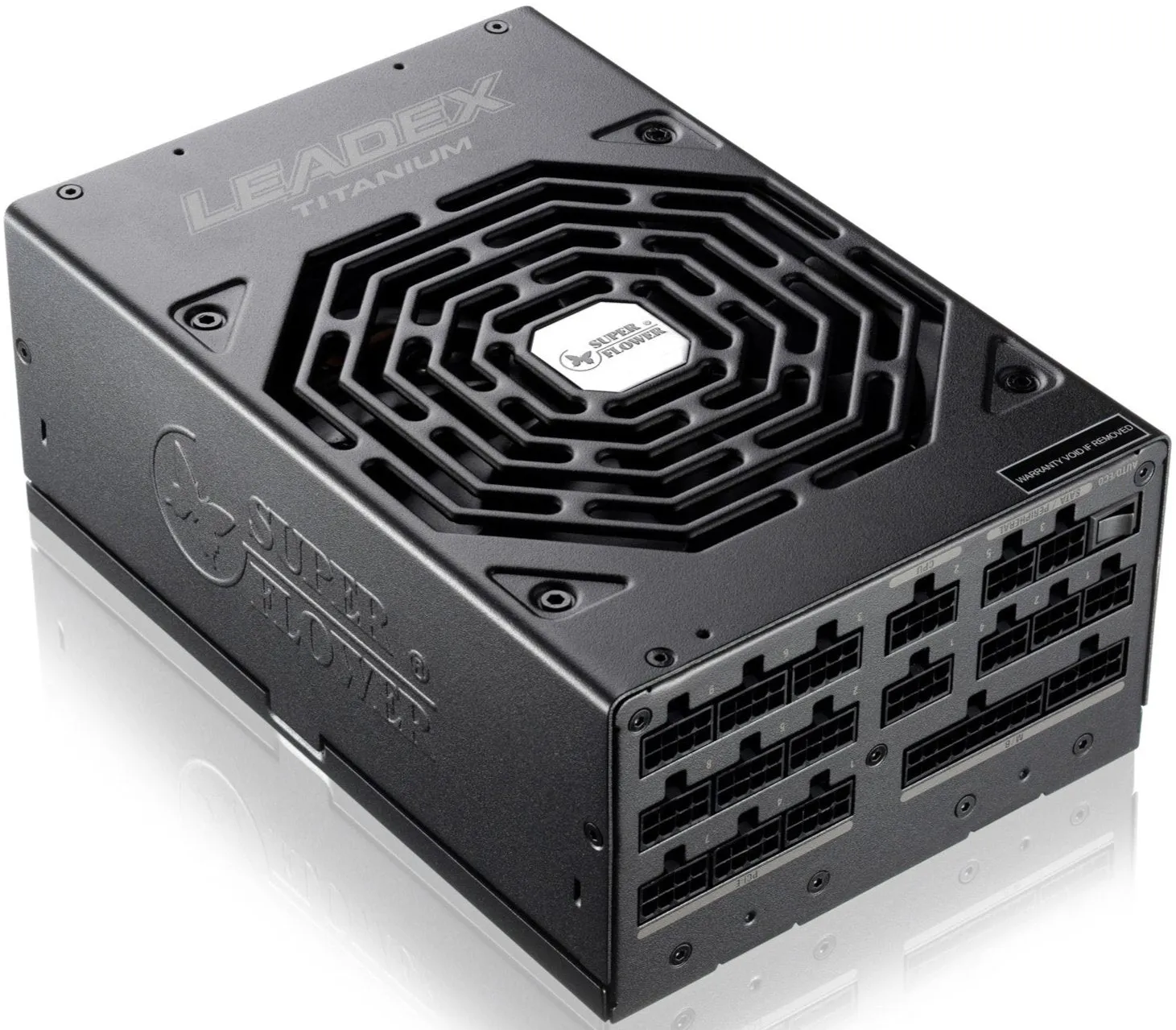 Super Flower Leadex Titanium 1600W 黑色 (Black) PCIE5.1 ATX 3.1 - 80 Plus Glod  鈦金牌認證全模組化 Full Modular Power Supply (SF-1600F14HT-BK) 10年保養