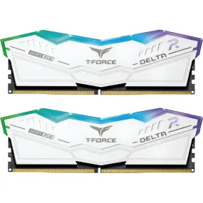 TEAMGROUP T-Force Delta RGB DDR5 Ram 32GB (2x16GB) 6000MHz (White)