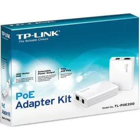 Tp-Link Tl-Poe200 Power Over Ethernet Adapter Kit