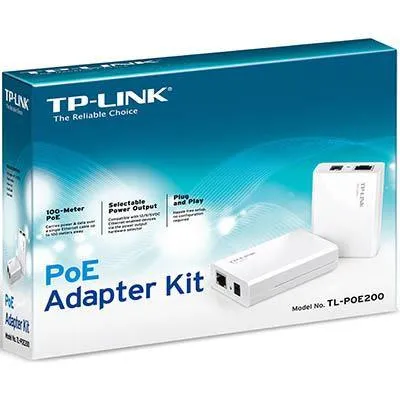 Tp-Link Tl-Poe200 Power Over Ethernet Adapter Kit