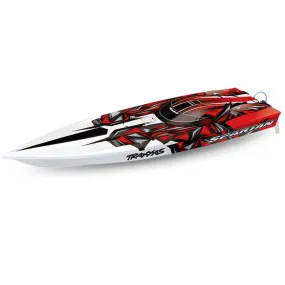 Traxxas Spartan Race Boat, Red X, 57076-4