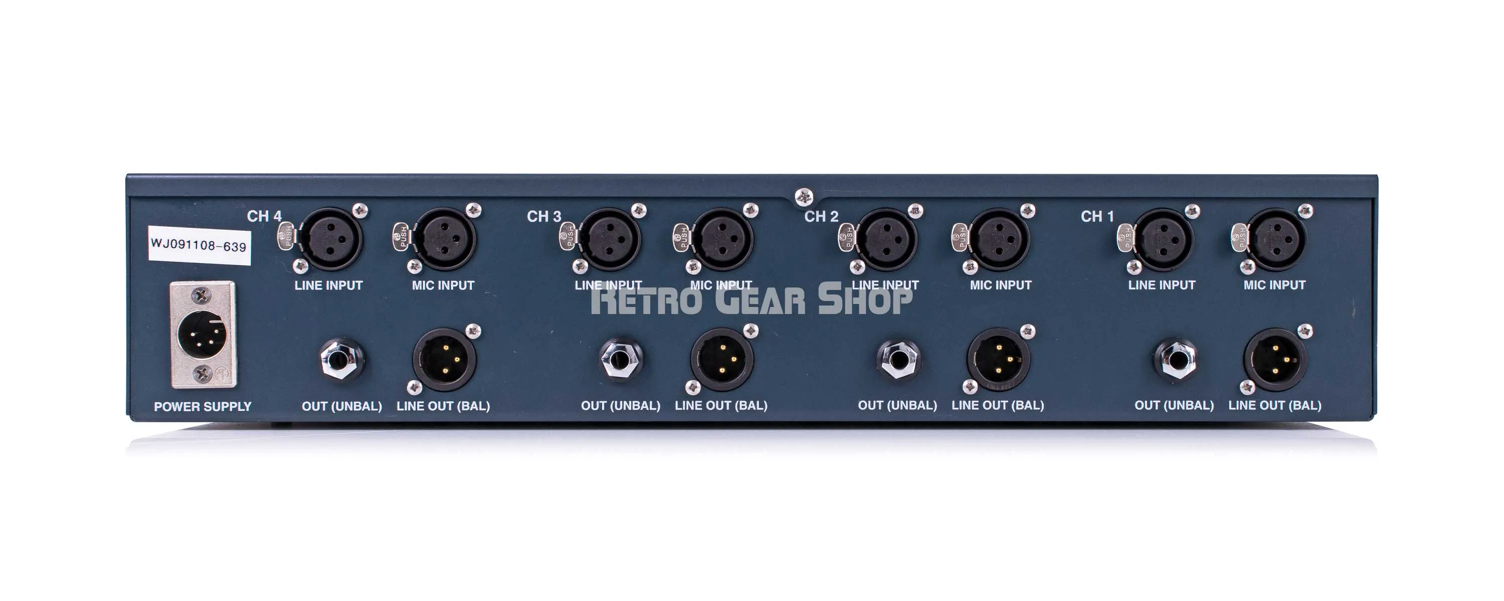 Vintech Audio 473 4-channel Microphone Preamp & EQ with PSU