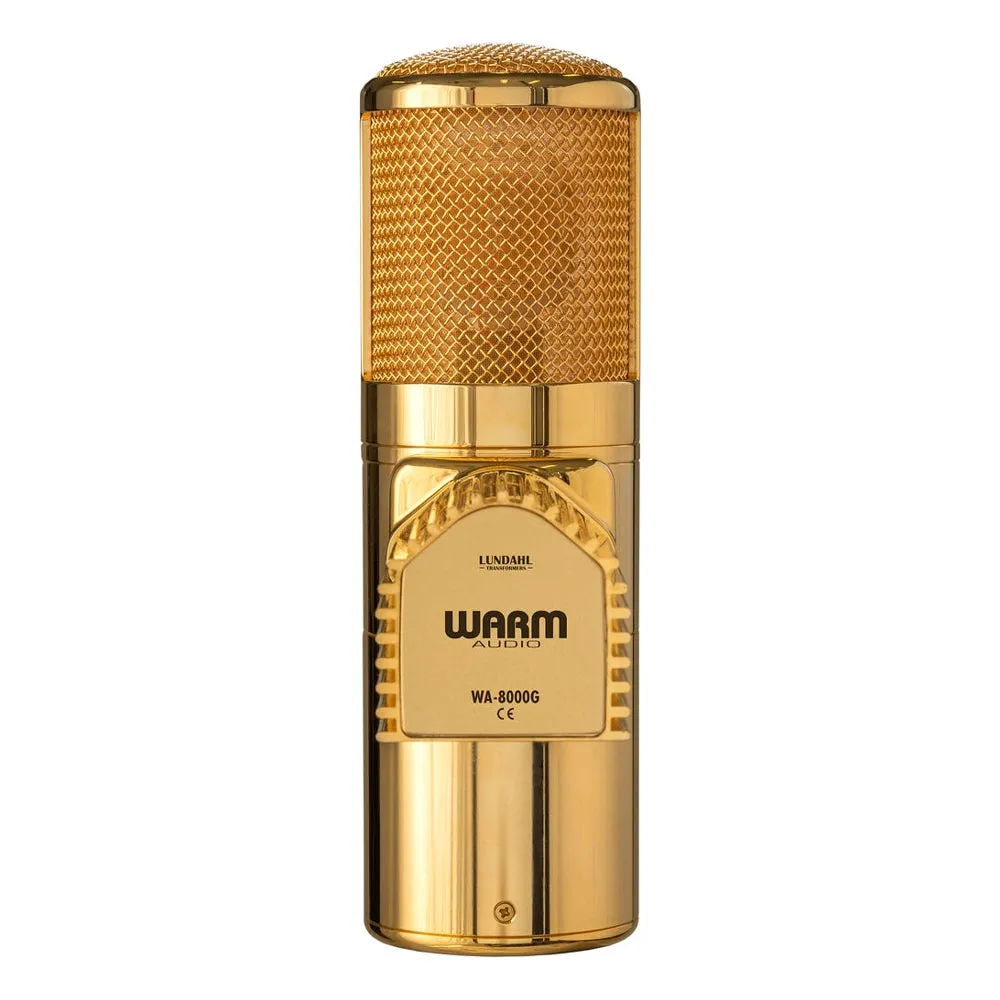 Warm Audio WA-8000 Large-Diaphragm Tube Condenser Microphone - Limited Edition Gold