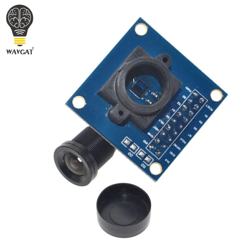 WAVGAT OV7670 camera module OV7670 moduleSupports VGA CIF auto exposure control display active size 640X480 For Arduino