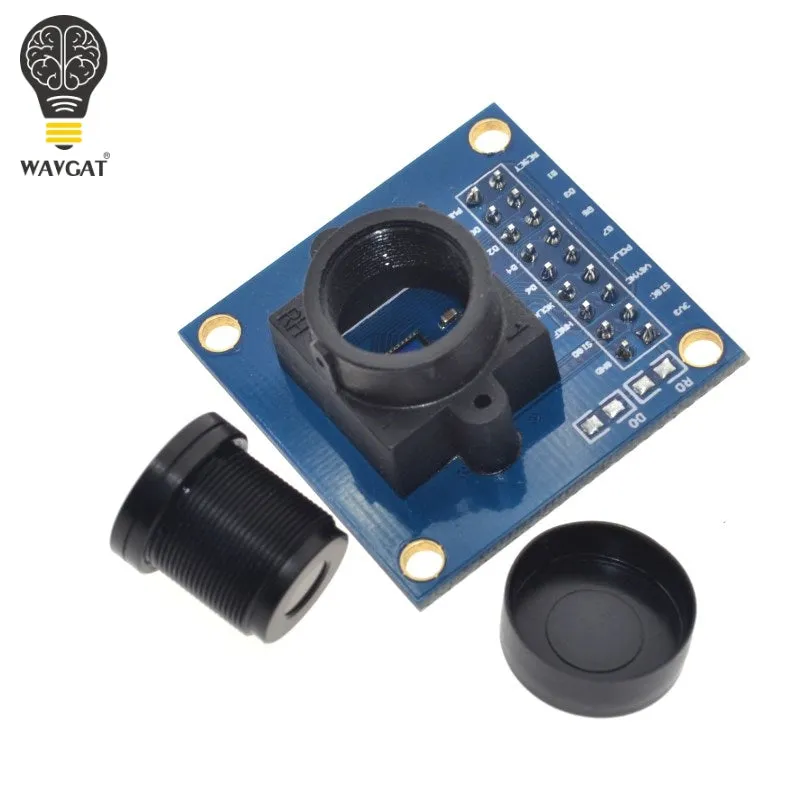 WAVGAT OV7670 camera module OV7670 moduleSupports VGA CIF auto exposure control display active size 640X480 For Arduino