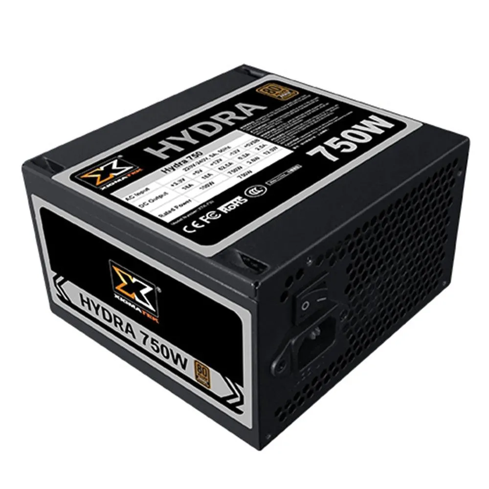 Xigmatek Anubis Pro Mesh ARGB Mid Tower Case   Power Supply Hydra 750W 80 Plus Bronze
